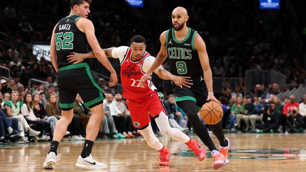 Derrick-White-9-of-the-Boston-Celtics-dribbles-past-Jordan-Miller-aspect-ratio-16-9