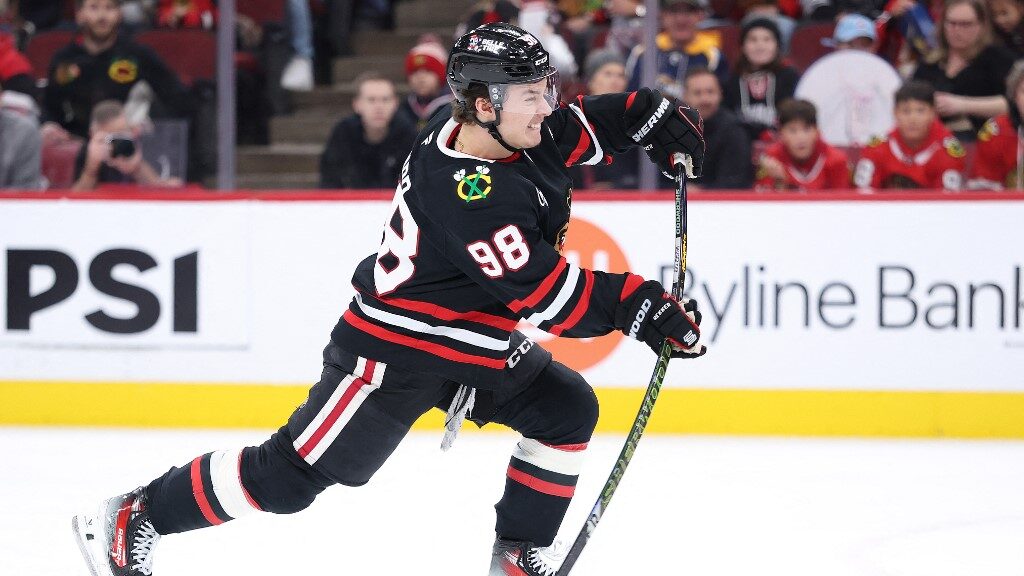 Connor-Bedard-98-of-the-Chicago-Blackhawks-takes-a-shot-on-goal-against-the-Anaheim-Ducks-aspect-ratio-16-9