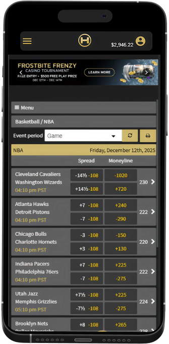 Heritage Sports mobile markets