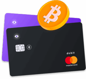 Crypto and card funding methods illustration