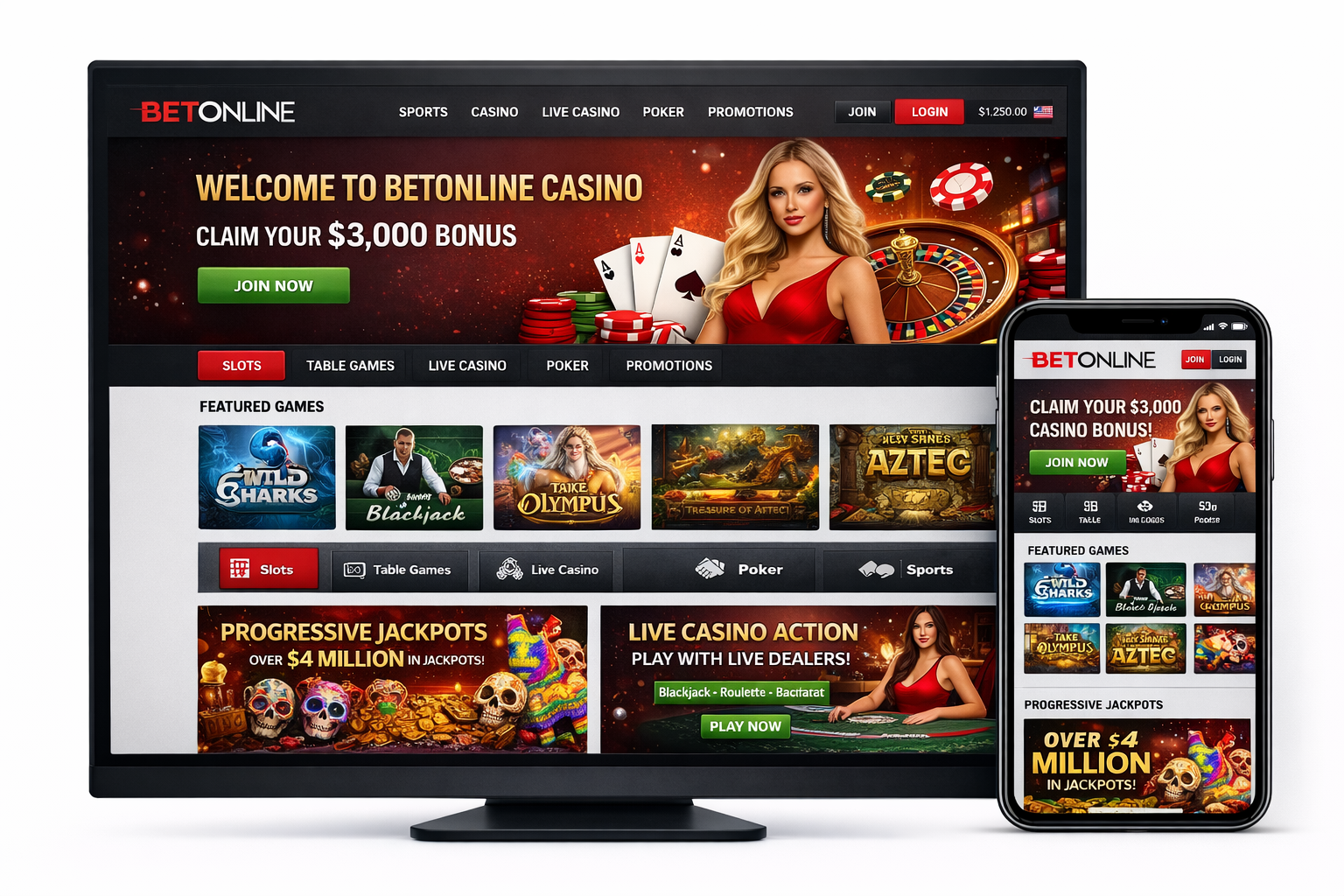 BetOnline Casino Review 2026 | Bonuses, Games & Payments