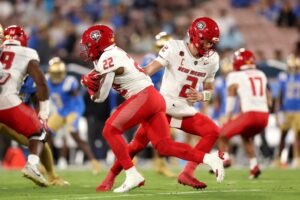 Jack Layne #2 of the New Mexico Lobos