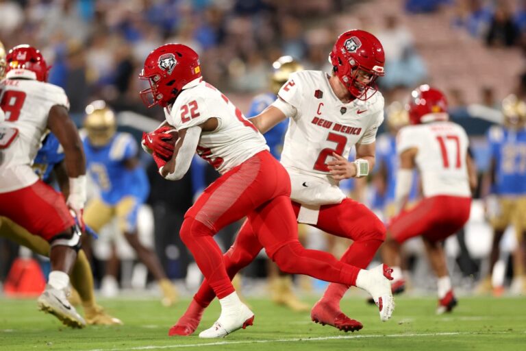 Jack Layne #2 of the New Mexico Lobos