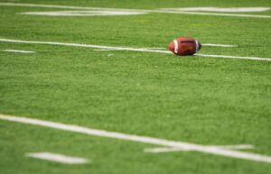 football on the field